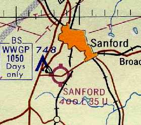 Sanford Nc Map